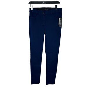 Violets And Roses Women's Navy Blue Sz 2 Chino Pants stretchy Trousers